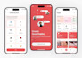 design mobile app UI UX in figma for ios and android